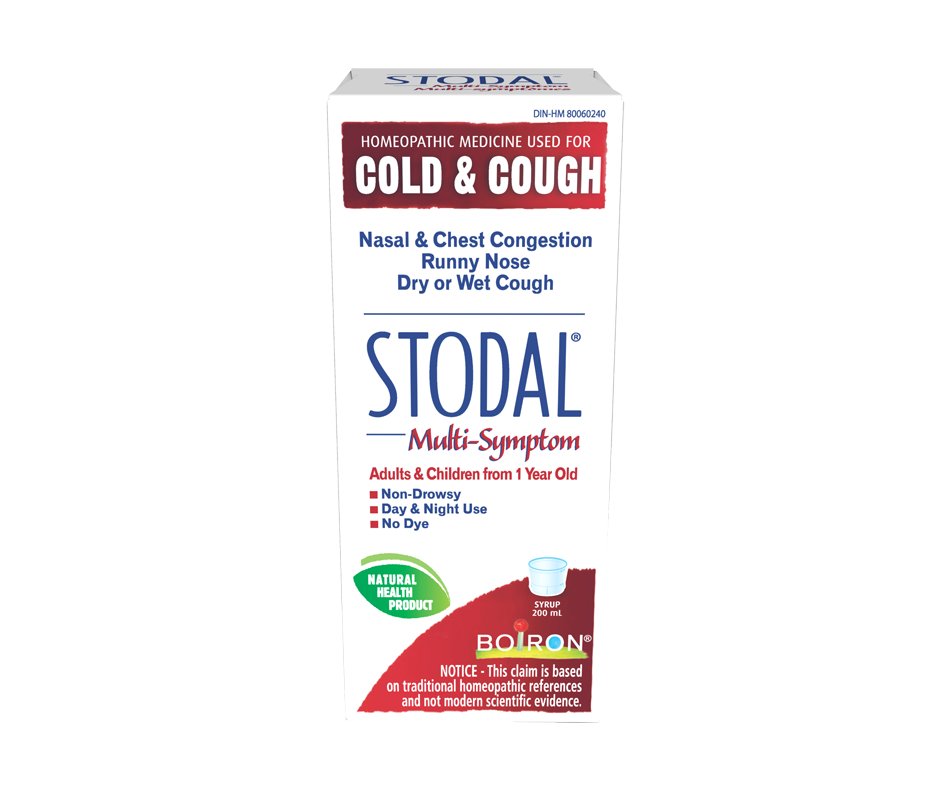 Stodal Cold & Cough Syrup, 200 ml Boiron Wellness Jean Coutu