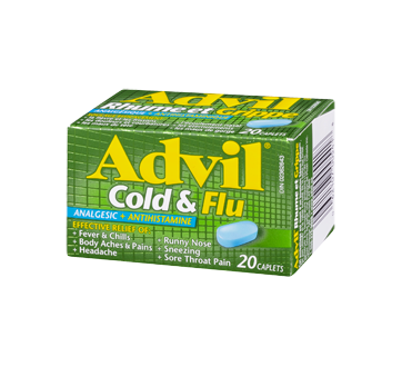 Image 1 of product Advil - Advil Cold & Flu Caplets, 20 units