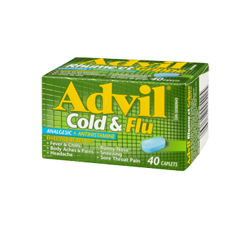 Image 1 of product Advil - Advil Cold & Flu Caplets, 40 units