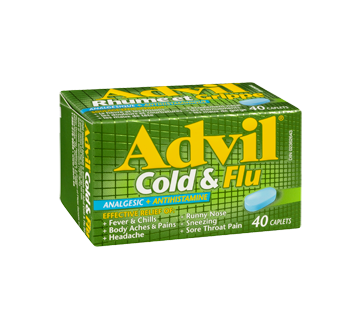 Image 2 of product Advil - Advil Cold & Flu Caplets, 40 units