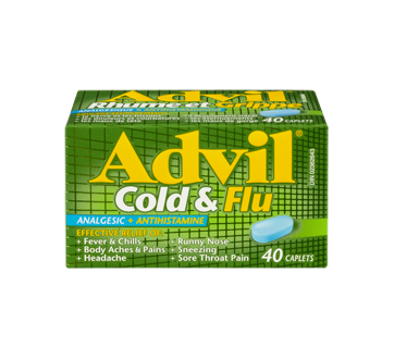 Image 3 of product Advil - Advil Cold & Flu Caplets, 40 units