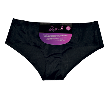 Seamless Women's Brief, 1 unit, Black, Small