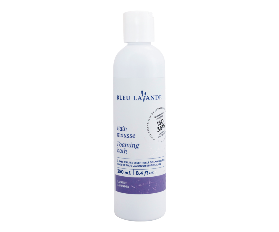 Foaming Bath, Lavender, 250 ml Bleu Lavande Bath salts, oils and bubble bath Jean Coutu