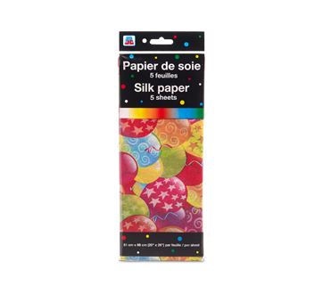 Silk Paper, 5 units, Balloon Pattern