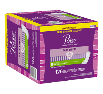 Daily Ultra Thin Incontinence Panty Liners, Very Light Flow, Regular, 126  units – Poise : Incontinence