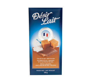 Image of product Désir Lait - Milk Chocolate Bar with Caramel, 125 g