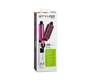 Hot Air Curling Iron and Brush, 1 unit