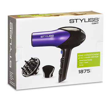 Image of product Styliss by Conair - Ceramic Ionic 2-in-1 Hair Dryer, 1 unit