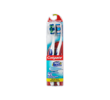 Image of product Colgate - 360 Toothbrush, 2 units, Medium