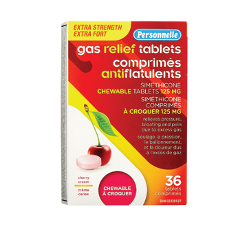 Image of product Personnelle - Gas Relief Tablets, 3 units, Cherry Cream