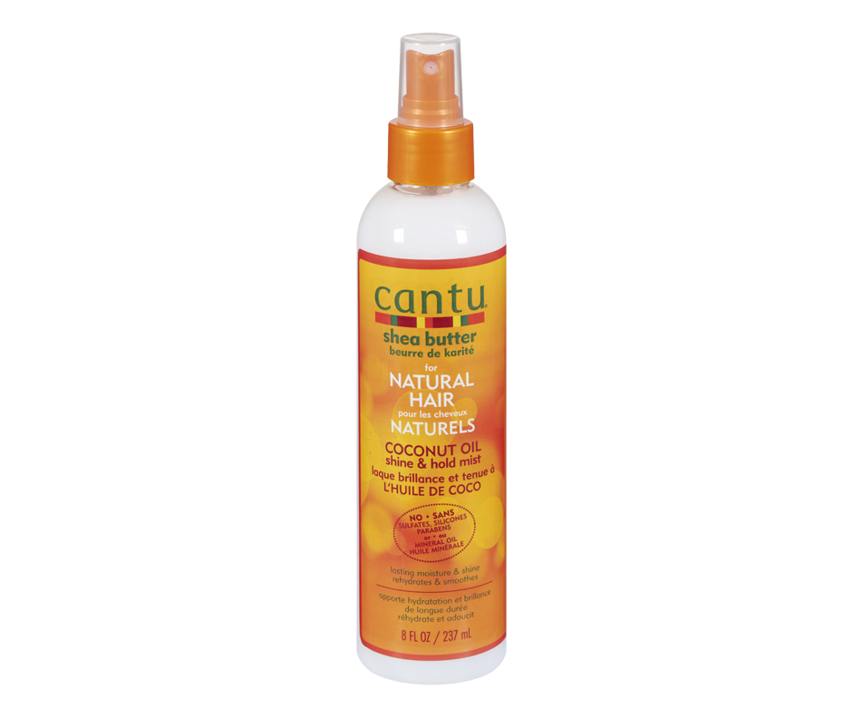 Shea Butter Coconut Oil Shine & Hold Mist, 237 ml Cantu Wax
