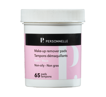 Eye Make-up Remover Pads Non-oily, 65 units