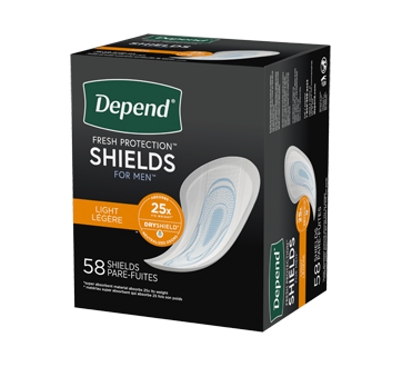 Image 2 of product Depend - Fresh Protection Men Incontinence Pads Light Absorbency, 58 units