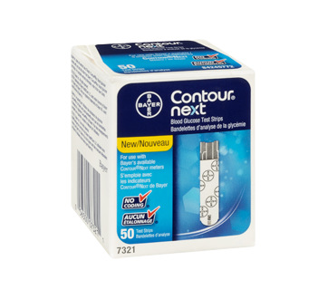 coutu test jean blood 50 Blood Contour Next units Glucose Contour Strips, â Test