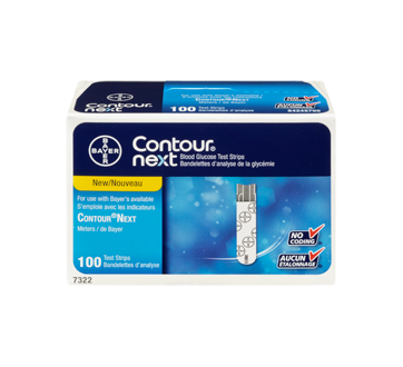 jean coutu blood test units Contour Blood Strips, Next 100 Test Glucose