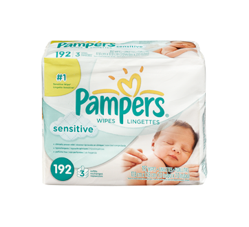 Pampers sensitive store wipes travel pack