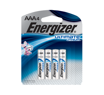 AAA Ultimate Lithium Batteries, 4 units