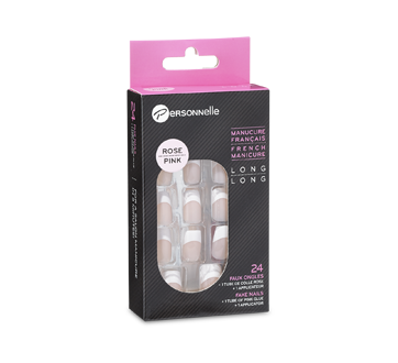Image of product Personnelle Cosmetics - French Manicure, 24 units, Pink, Long