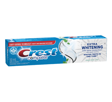 Complete Plus Extra Whitening Toothpaste, 50 ml, Clean Mint