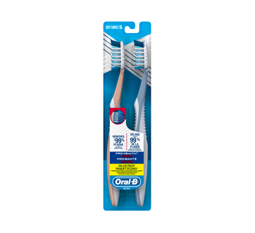 Pro-Health All-in-One with CrossAction Bristles Toothbrush, 2 units, Soft