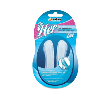 Image of product Solon Foot Solutions - Gel Heel Liners for Her, 1 pair