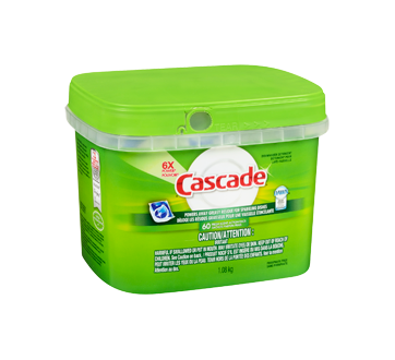 Image 2 of product Cascade - ActionPacs Dishwasher Detergent, 60 units, Original