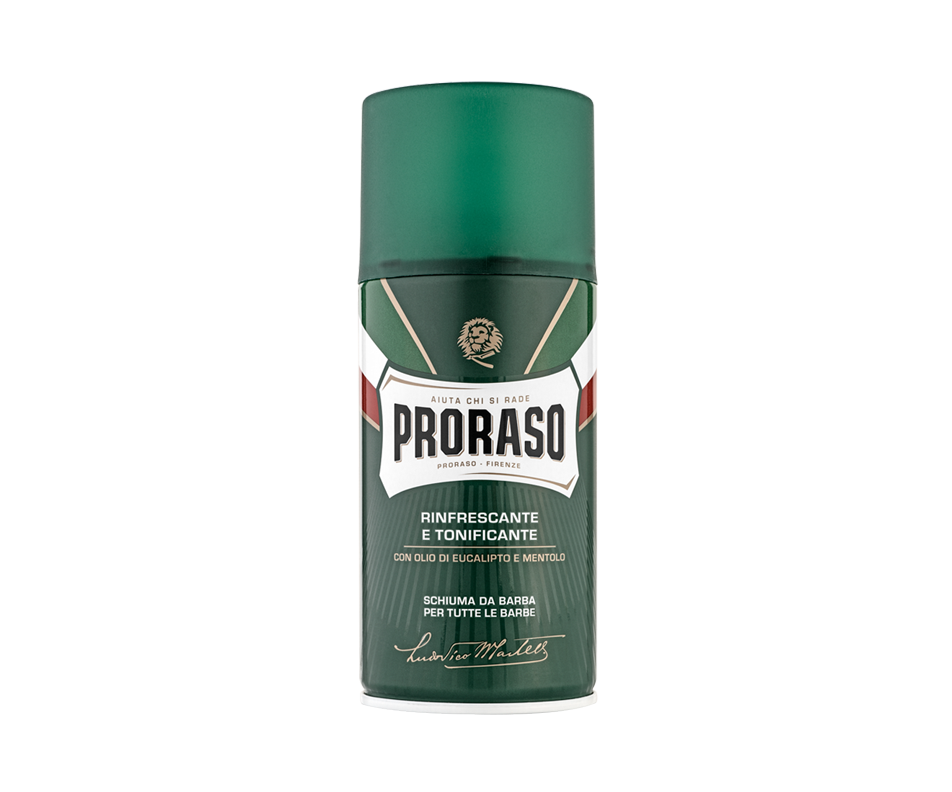 Eucalyptus Oil and Menthol Shaving Foam, 300 ml Proraso Shaving