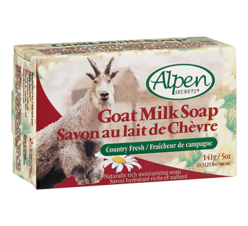 Image of product Alpen Secrets - Goat Milk Soap, 141 g, Country fresh