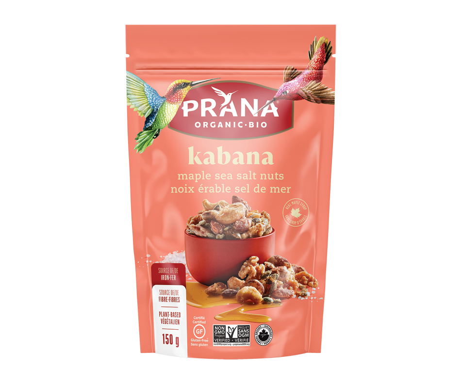 Kabana Maple Sea Salt Nuts, 150 g Prana Salted Jean Coutu
