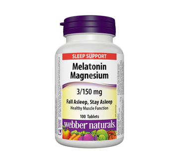 Image of product Webber - Melatonin Magnesium, 100 units