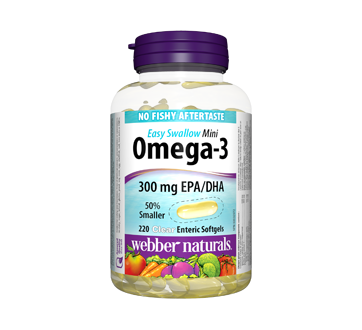 Image of product Webber - Omega-3 Easy to Swallow Mini, 220 units