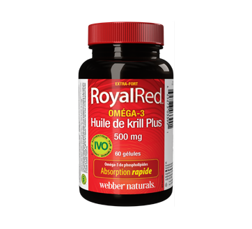 Royal Red Omega 3 And Krill Oil Plus Extra Strength 60 Units Webber Omega And Fish Oil Jean Coutu