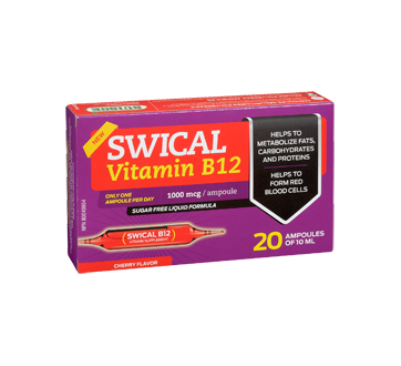 Image 2 of product Laboratoire Suisse - Swical Vitamin B12, 20 units
