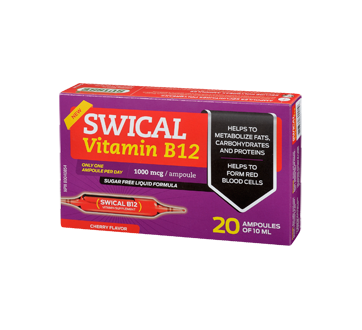 Image 3 of product Laboratoire Suisse - Swical Vitamin B12, 20 units