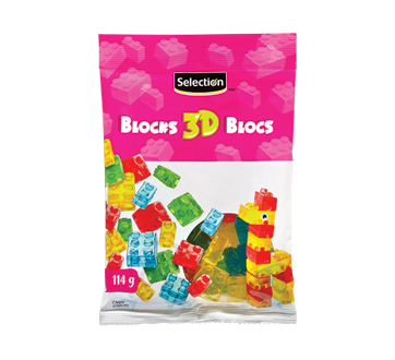 Image of product Selection - 3D Blocks Candy, 114 g