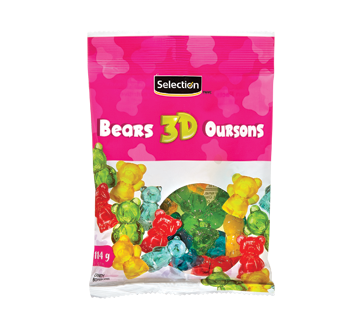 Image of product Selection - 3D Bears Candy, 114 g