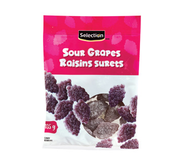 Sour Grapes Candy, 135 g
