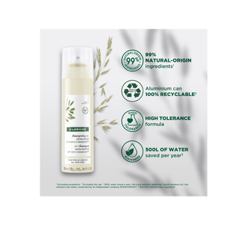Image 3 of product Klorane - Extra-Gentle Dry Shampoo with Oat & Ceramide, All Hair Types, 150 ml