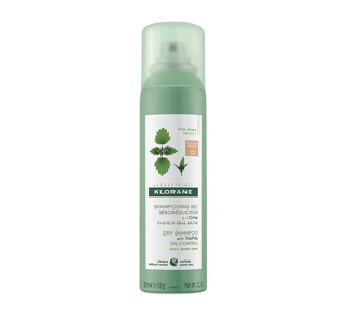 Tinted Dry Shampoo with Nettle, Brown to Dark Hair, 150 ml