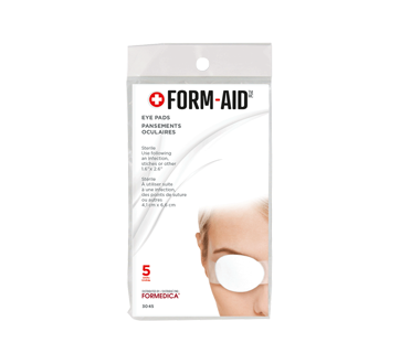 Image of product Formedica - Eye Pads, 5 units, 4.1 cm x 6.6 cm, White