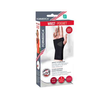 Wrist Stabilizer, 1 unit, Right, One Size, Black