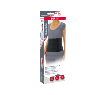 Abdominal Belt, 1 unit, Large/X-Large, 94-125 cm, Black