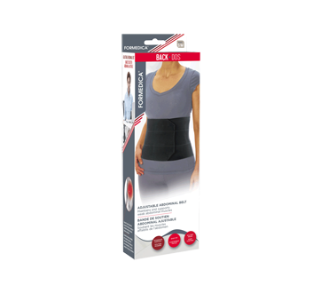 Abdominal Belt, 1 unit, Small/Medium, 64-94 cm, Black – Formedica