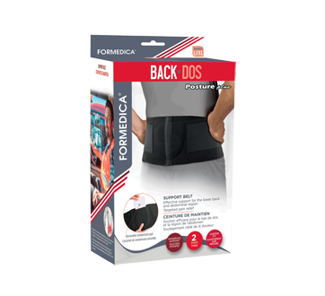 Support Belt, 1 unit, Large-X-Large, Black