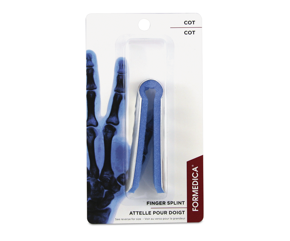 Finger Splint, 1 unit, Type COT, Large, 8.5 cm Formedica