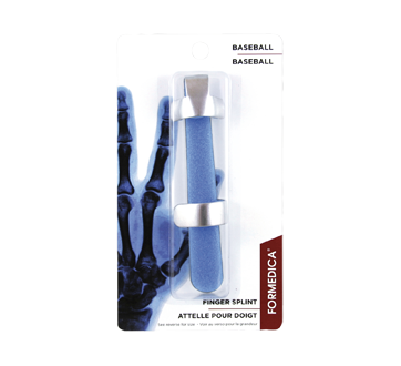 Finger Splint, 1 unit, Type : baseball, Small, 8.1 cm