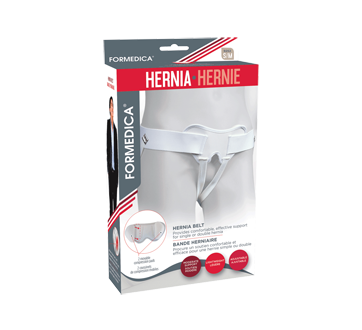 Hernia Belt, 1 unit, Small/Medium, 76- 104 cm, White