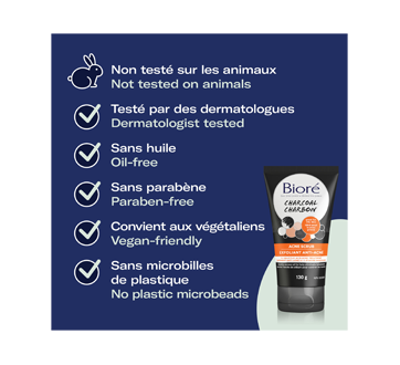 Image 6 of product Bioré - Charcoal Acne Scrub, 130 g