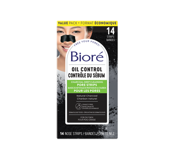 Deep Cleansing Charcoal Pore Strips, 14 units