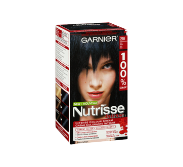 Image 2 of product Garnier - 100% Color-Nutrisse - Intense Intense Bleach Cream, 1 unit, 210 - Blue Black